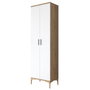 Hanah Home Armario Multiusos Nogal y Blanco